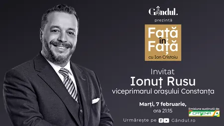 „Față în față cu ION CRISTOIU” începe marți, 7 februarie, de la ora 21.15