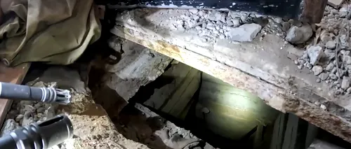 VIDEO | Imagini cu armata israeliană pătrunzând în tunelurile Hamas din Gaza/ Traseul trecea prin sufrageria unei locuințe