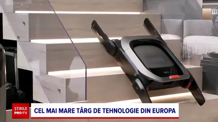 Târgul de tehnologie de la Berlin: Au fost prezentate mașinile de tuns gazonul cu AI și aspiratoarele care pot urca scările