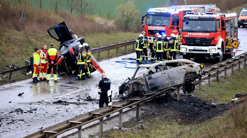 TRAGEDIE pe o șosea din Germania. Un șofer cu permisul de conducere anulat de 16 ani a ucis șapte persoane