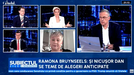 După ce George Simion a cerut președinția Senatului pentru AUR, Ramona Bruynseels spune că putem avea stabilitate doar cu AUR la guvernare