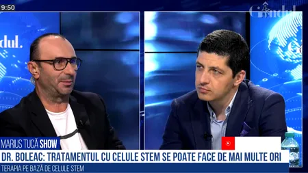 VIDEO | Dr. Ioan Boleac: „Tratamentul cu celule stem poate fi făcut și de mai multe ori. Rezultatele sunt promițătoare. În prezent, în România nu se face transplant de celule stem”