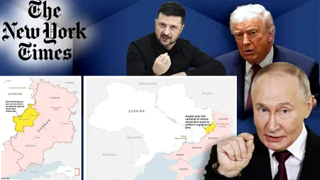 „Mărul discordiei” dintre Ucraina și Rusia stă într-un teritoriu de doar 4000 km². NYT arată unde este bucata de pământ care blochează pacea lui Trump