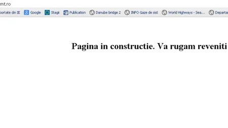 Site-ul Ministerului Transporturilor a fost atacat de hackeri