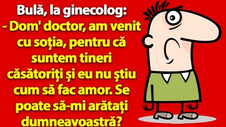 BANC | Bulă nu știe să facă amor