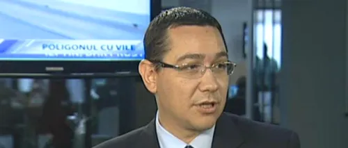 GÂNDUL LIVE. Ce se va întâmpla cu cota unică în 2013? Răspunsul premierului Victor Ponta