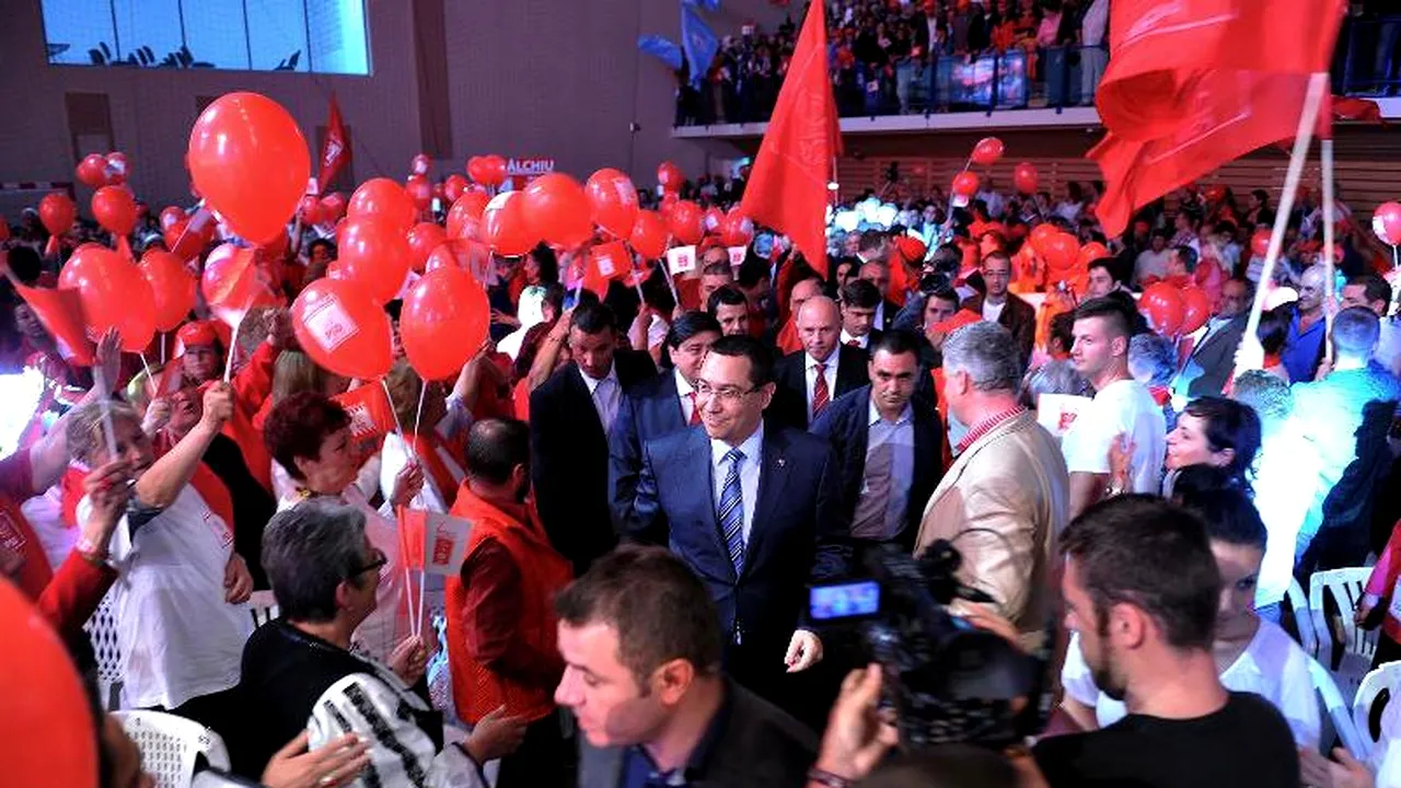 Congres high-tech la PSD cu paraziți. Validat prezidențiabil, Ponta promite 