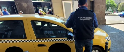 Razie printre taximetriștii de la Gara de Nord. Polițiștii au aplicat amenzi usturătoare
