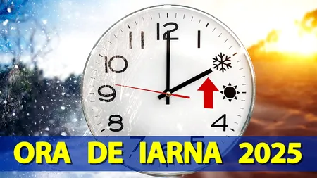 Ora de iarnă 2025 | Când dăm ceasurile cu o oră înapoi. Lista țărilor care au renunțat la schimbare. Ce se întâmplă în România