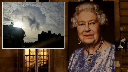 Apariție stranie pe cerul Londrei, la exact 3 zile de la moartea Reginei Elisabeta a II-a