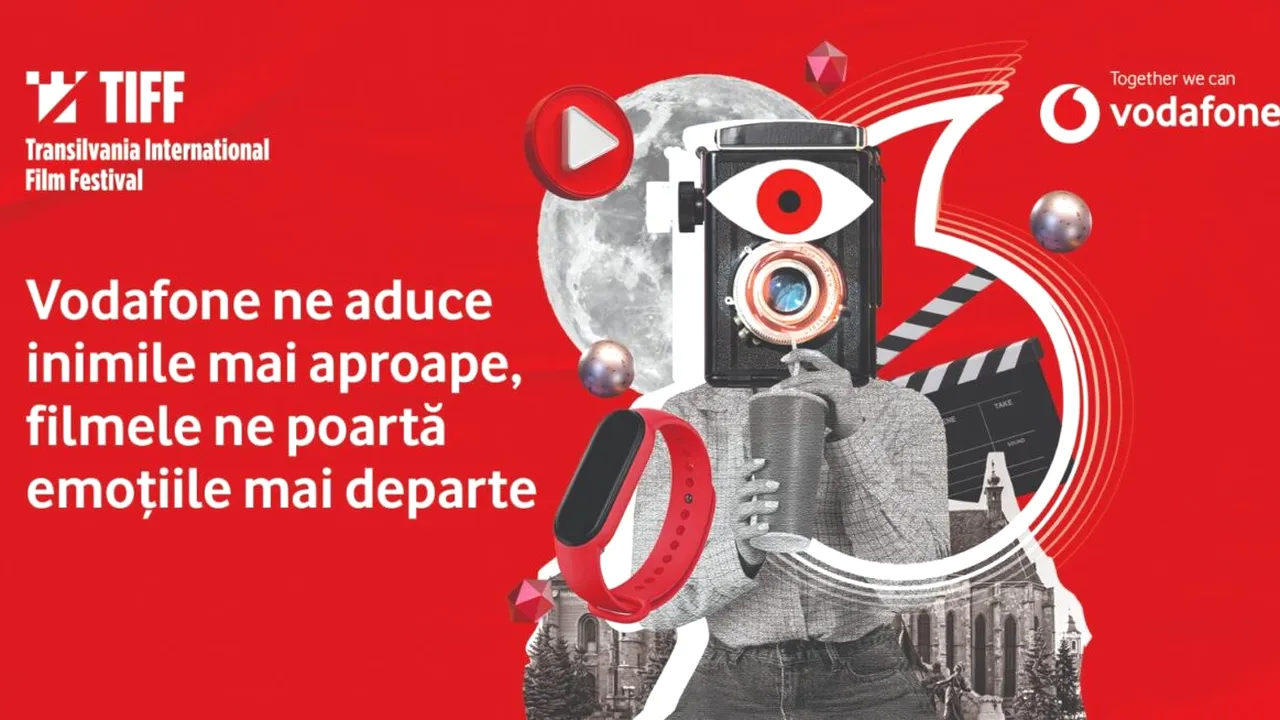COMUNICAT TIFF 2023: Filme mult așteptate și experiențe inedite oferite de Vodafone la cel mai important festival de film din România
