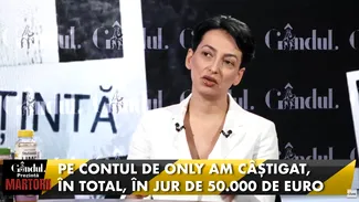 Fosta directoare de penitenciar Oana Tașcău a dezvăluit cât câștigă din OnlyFans. „Funcționează de la sine”