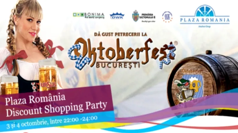 (P) Intră în spiritul Oktoberfest la Plaza România!