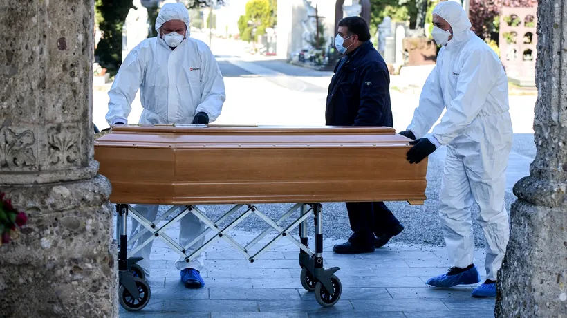RECORD NEGRU ÎN ITALIA: 969 de decese, în ultimele 24 de ore! Este cel mai mare număr de decese înregistrat într-o singură zi