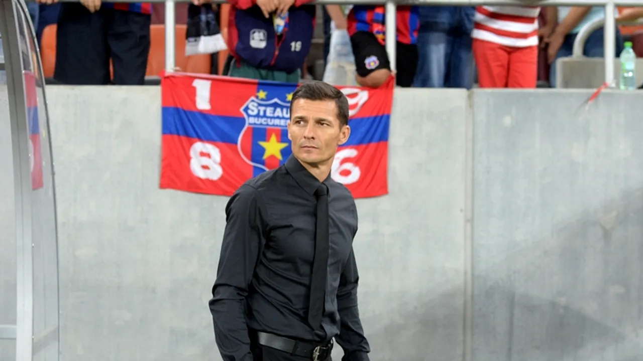 Gâlcă a dezvăluit adevăratul său obiectiv. „Încercăm să aducem asta la Steaua