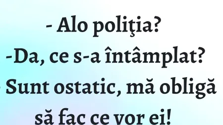 Bancul de joi | „Alo, poliția?”
