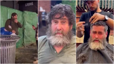VIDEO | Transformarea incredibilă a domnului Gabriel, dintr-un om al străzii într-o cu totul altă persoană: ”Nu sunt o fire prea deschisă”