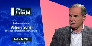 ‘’Cu Gândul la București’’ începe luni, 22 mai, de la ora 19.00. Invitat: Valeriu Șuhan