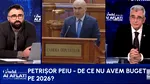Petrișor Peiu: Este un cinism faptul că nu avem un buget pe 2026/Deja s-a depășit orice linie roșie dintr-un stat democratic