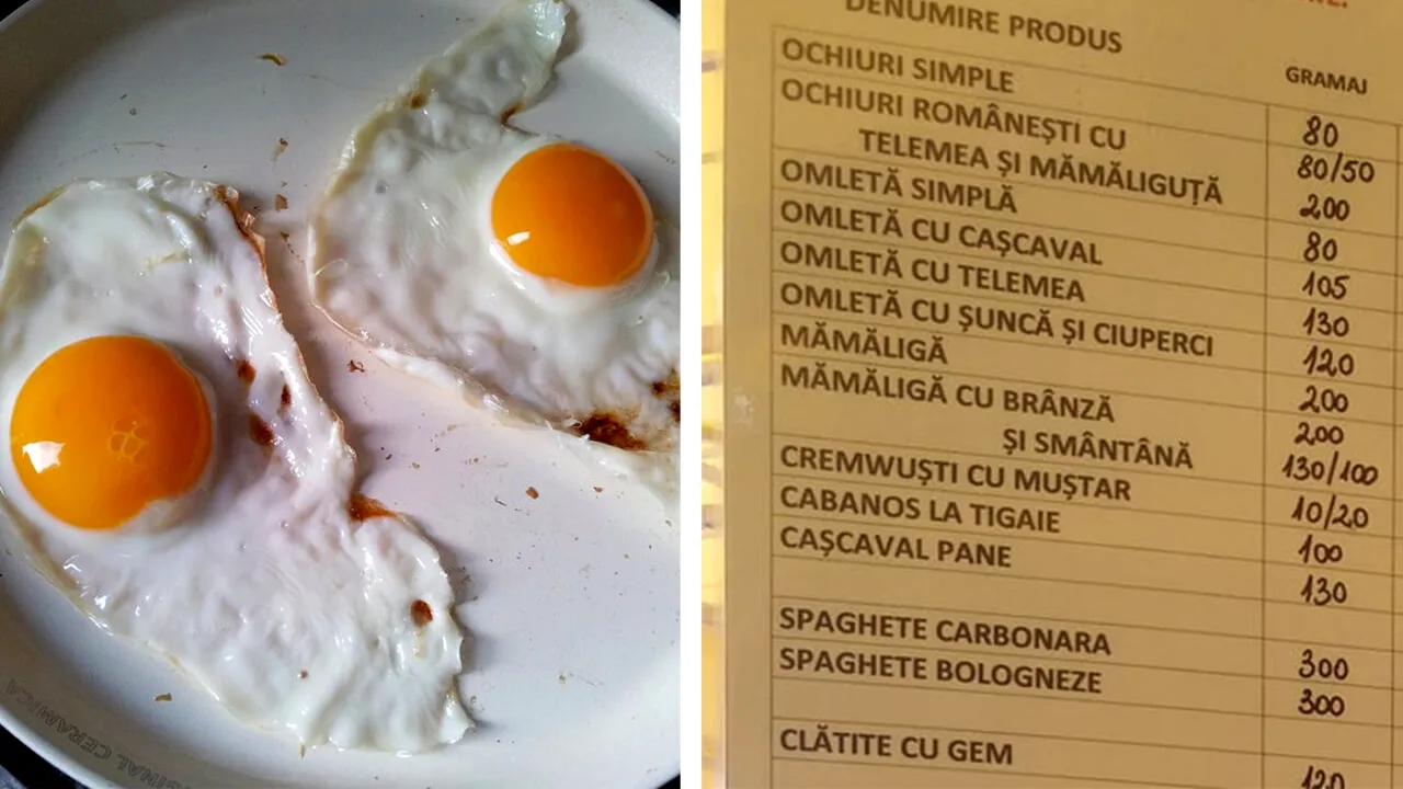 Prețurile au crescut în iulie! Câți lei costă două ouă ochiuri simple, într-un restaurant din Eforie Nord