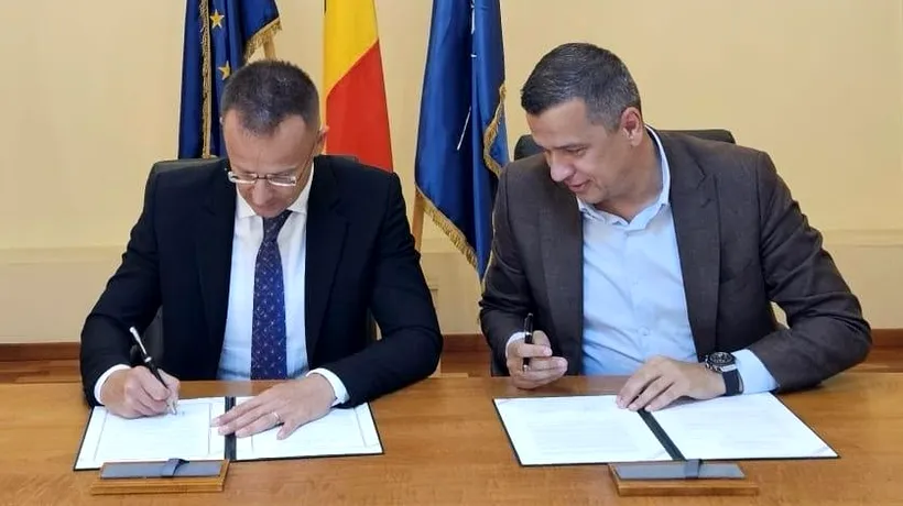Se restabilește legătura feroviară Timișoara-SZEGED/Ministrul Sorin GRINDEANU a semnat azi documentul