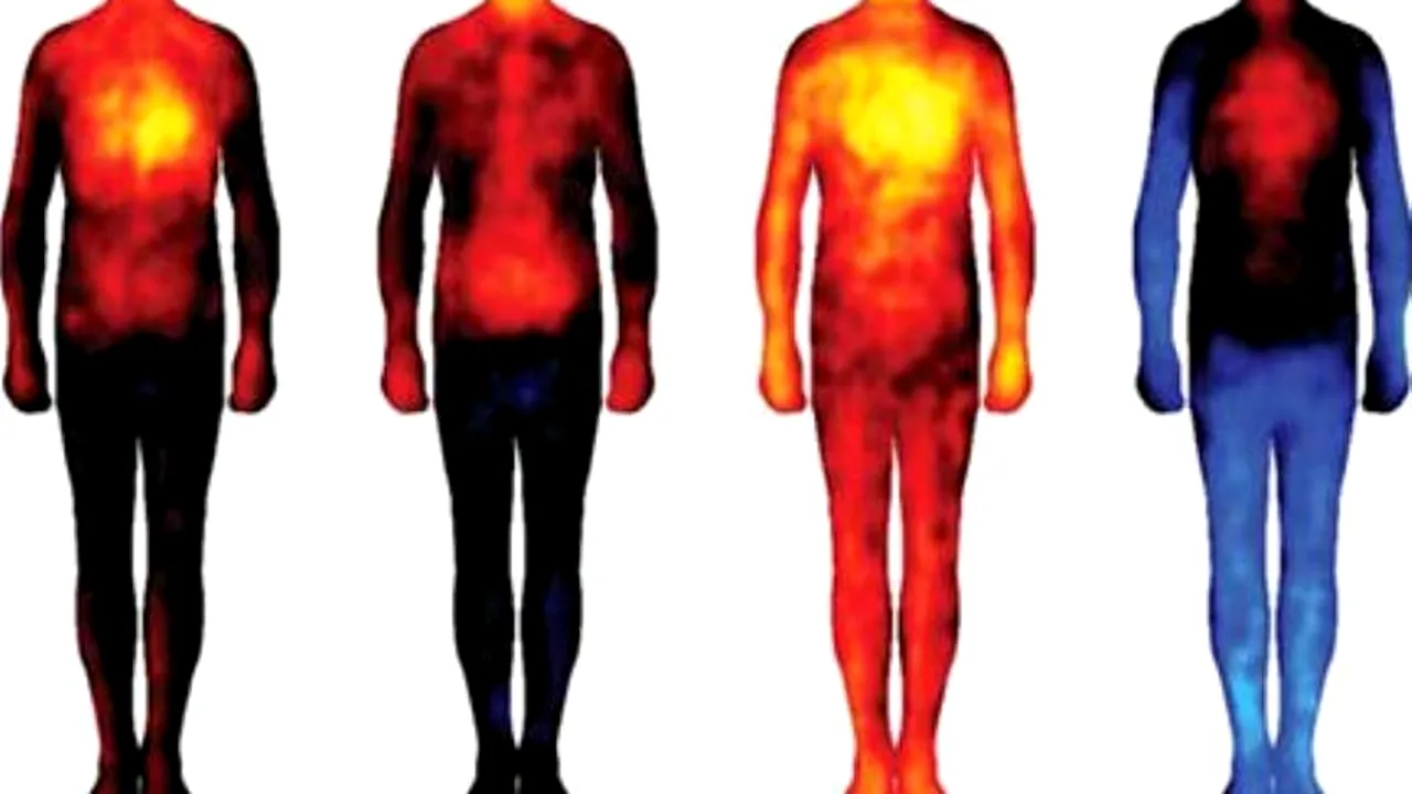 Infografic. Unde simțim emoțiile