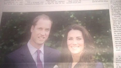 FOTO: Cele mai mari gafe de paginare. Cum a „agresat-o Prințul William pe Kate Middleton