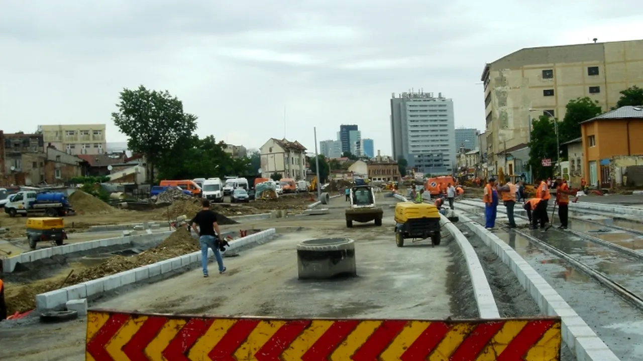 Când se va putea circula pe bulevardul Buzești-Berzei-Uranus, „adevărata coloană vertebrală