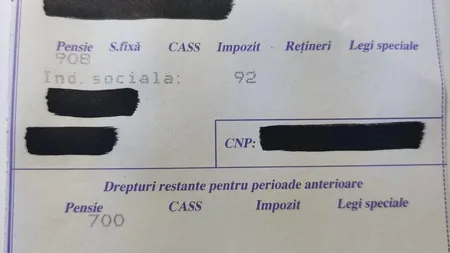 TOPUL pensiilor, după majorarea de la începutul anului 2024. Creșterile, resimțite mai mult la veniturile mari