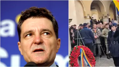 Numai când au auzit numele lui Nicușor Dan au început să huiduie puternic. S-a întâmplat la o ceremonie din Alba Iulia