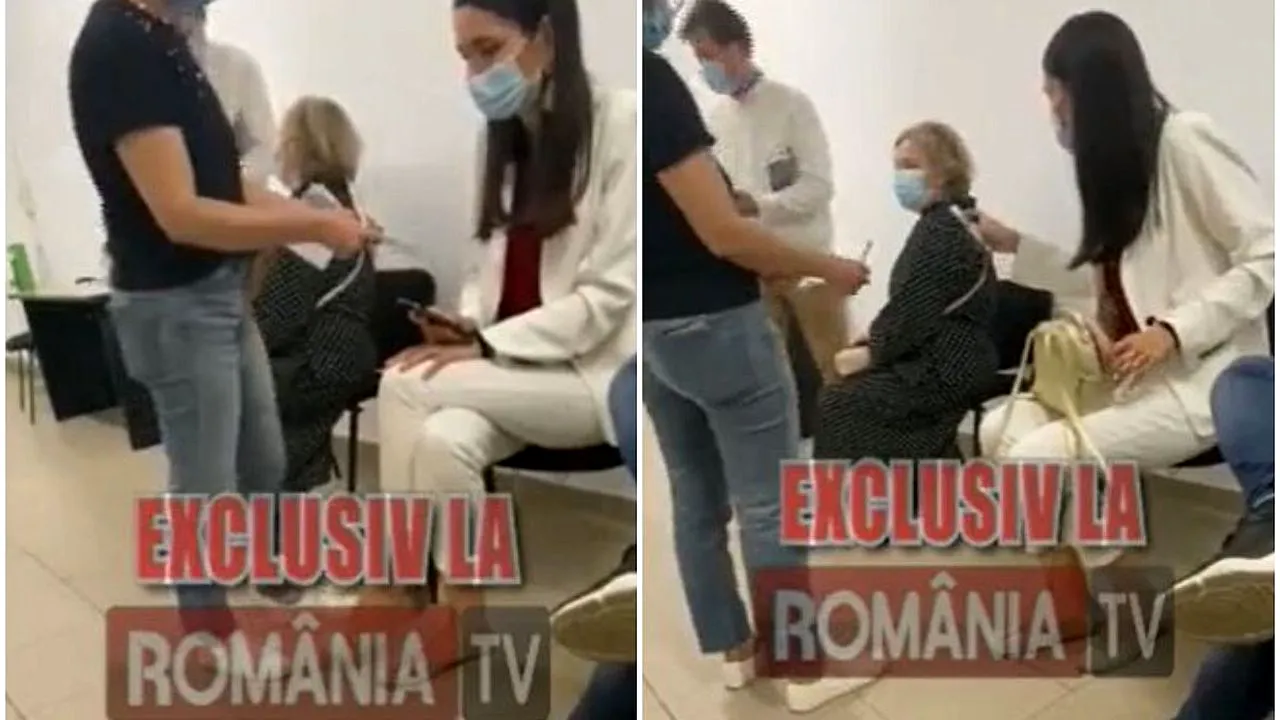Au apărut noi imagini cu Clotilde Armand, în seara alegerilor locale. Se află în holul sediului Biroului Electoral al Sectorului 1, alături de soțul său (VIDEO)