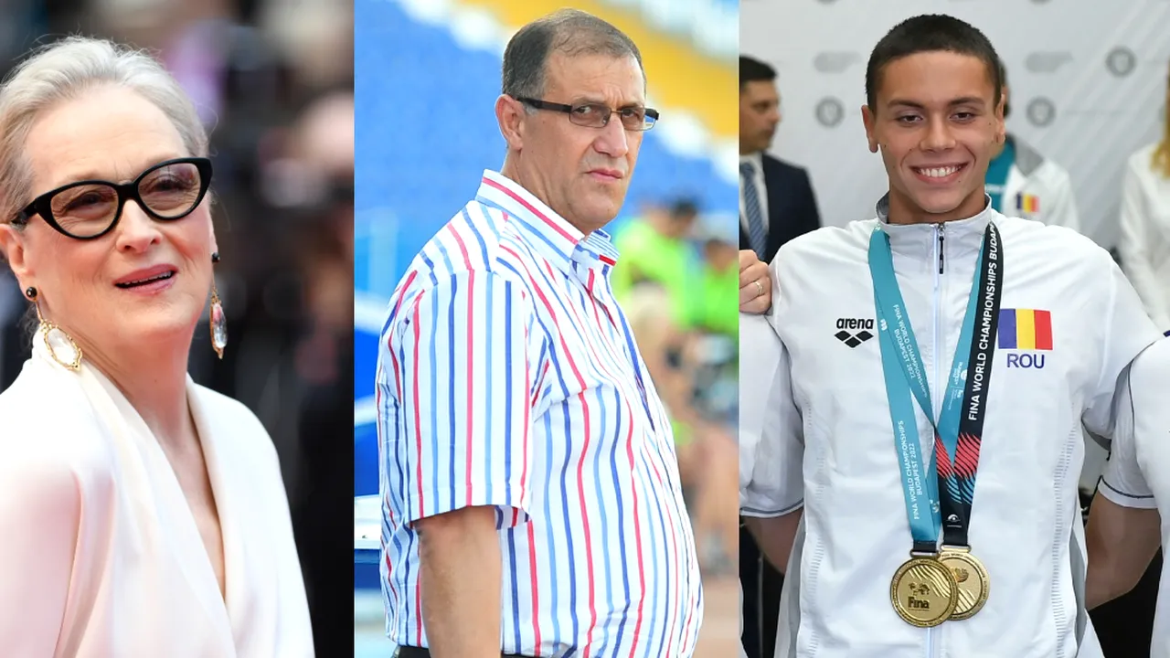 22 IUNIE, calendarul zilei: Meryl Streep împlinește 76 de ani, Rodion Cămătaru 67/ David Popovici devine cel mai tânăr campion mondial la 100 m liber