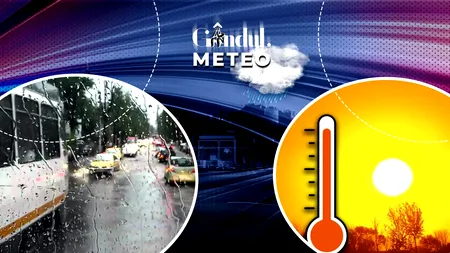 ANM anunță temperaturi în scădere în toată țara. Unde vor fi ploi și câte grade vor fi la București
