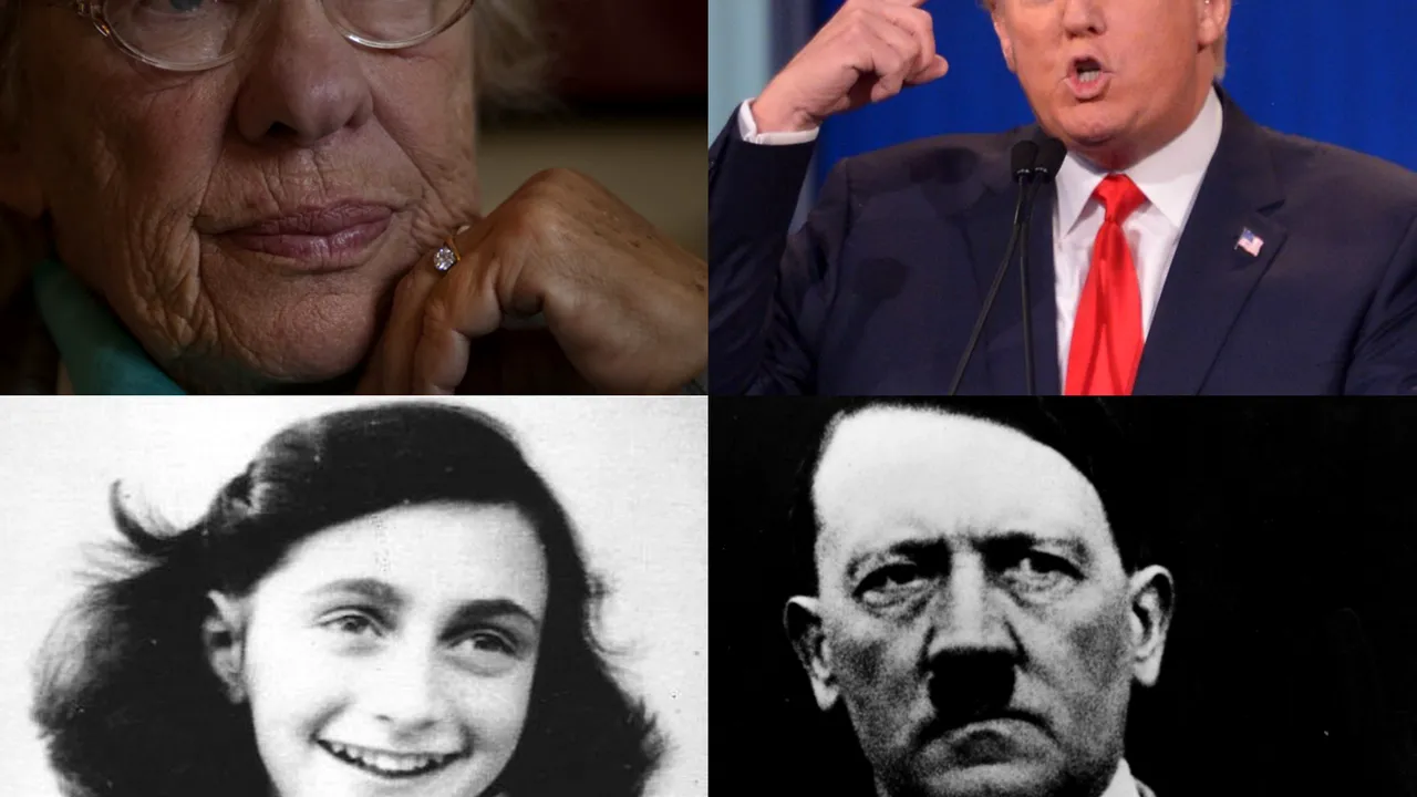 Sora vitregă a lui Anne Frank îl compară pe Donald Trump cu Adolf Hitler
