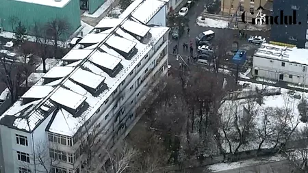 VIDEO EXCLUSIV. Imagini filmate cu drona la Institutul „Matei Balș”! Ce se întâmplă acum în curtea spitalului, unde jurnaliștii nu au voie să pătrundă?!