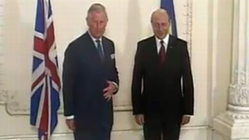 Prințul Charles s-a întâlnit cu președintele Băsescu la Cotroceni
