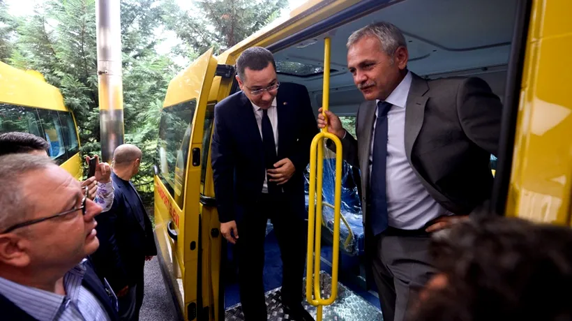 Ponta merge spre Cotroceni cu microbuzul școlar: 82 la sută din Opelurile guvernamentale au fost trase în garajele Puterii