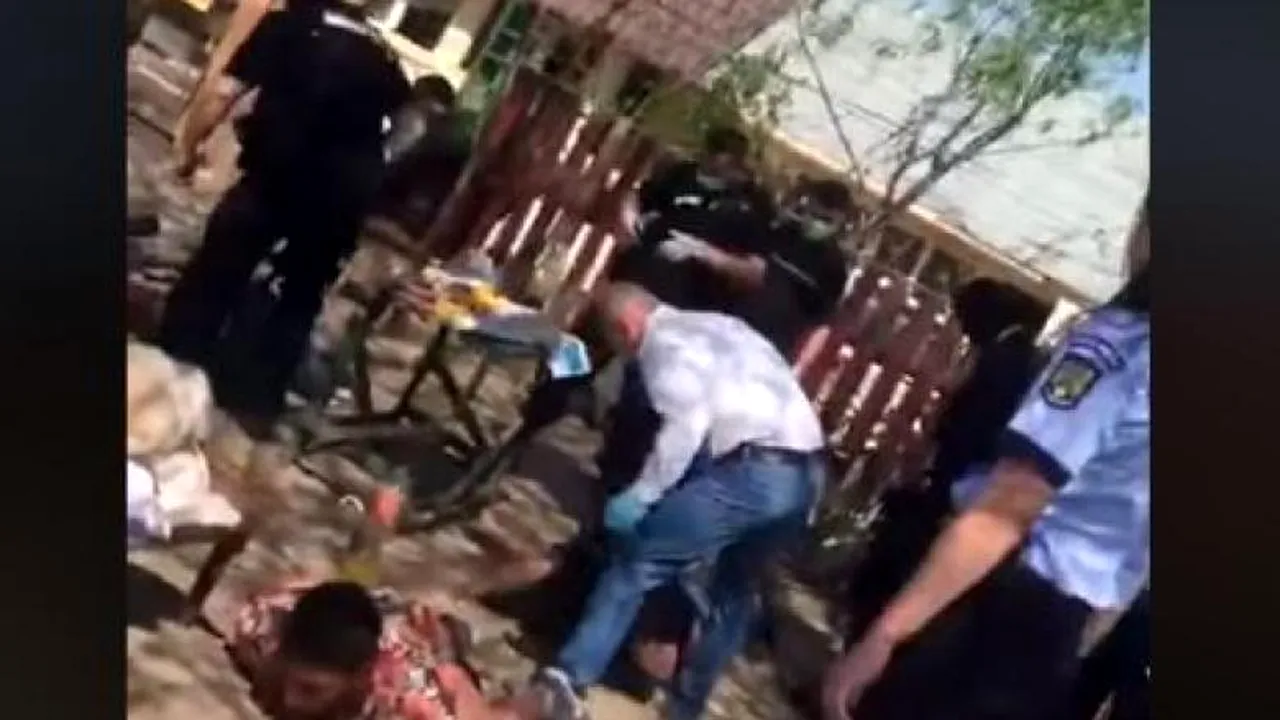 SCHIMBAT DIN FUNCȚIE. Șeful Poliției Bolintin Vale a călcat în picioare un bărbat care se afla la o petrecere | VIDEO cu impact emoțional