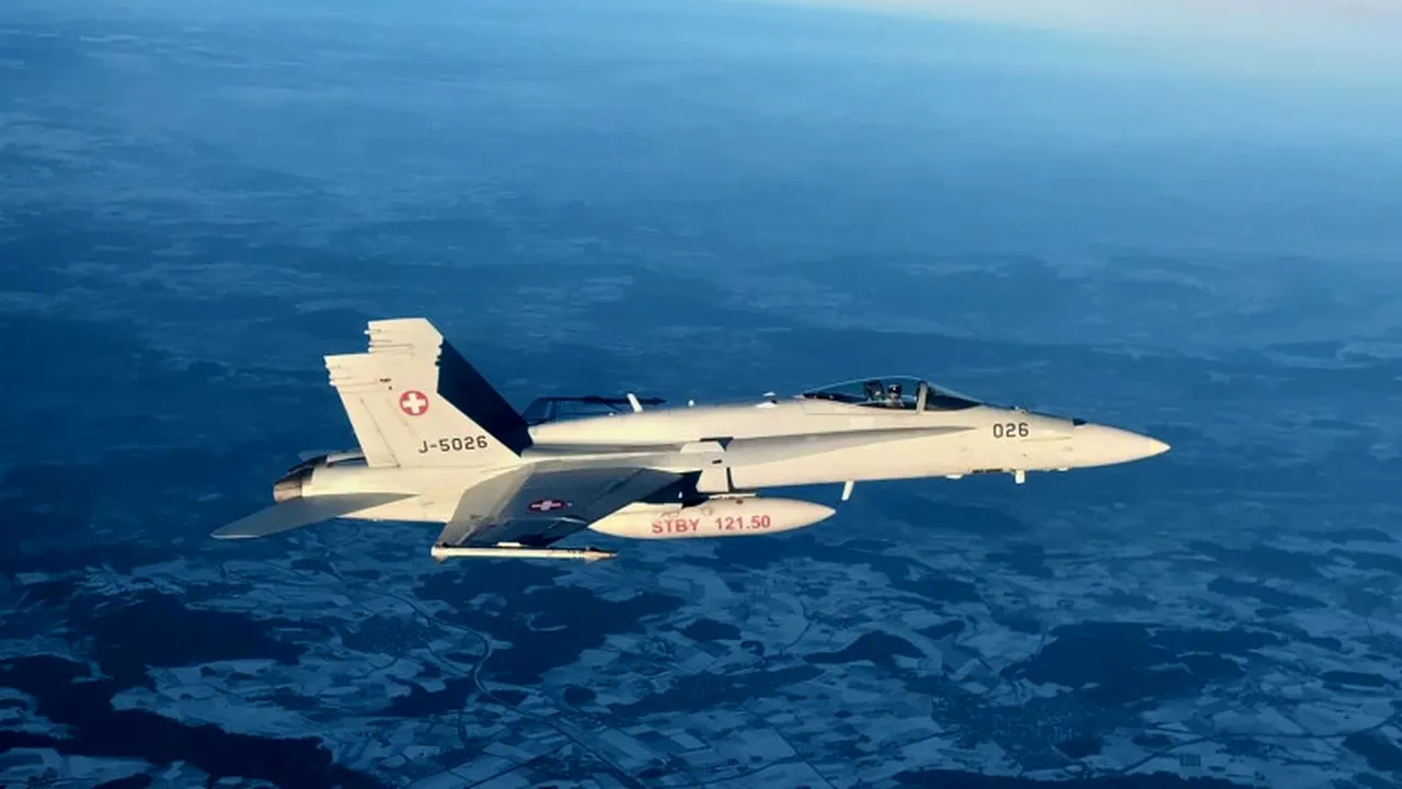 Armata Elveției vine cu noi precizări: ”Am escortat aeronava președintelui României ca live mission. Mulțumim pentru sprijinul acordat”