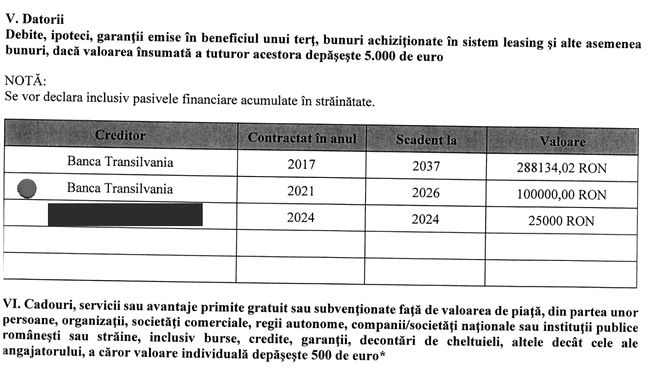 Declarație avere Elena Lasconi - Sursa foto: prezidentiale2024.bec