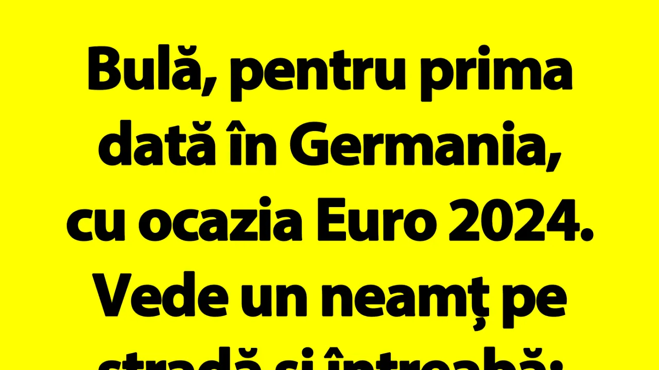 BANC | Bulă, pentru prima dată în Germania, cu ocazia Euro 2024
