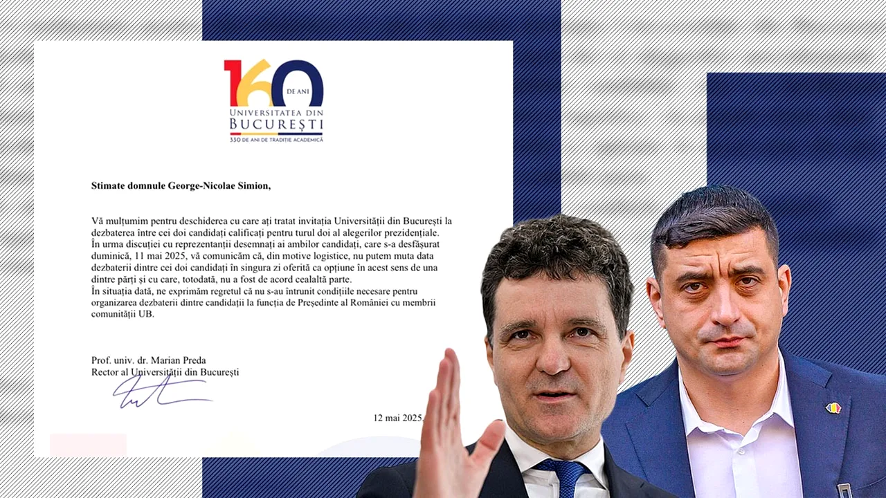 George Simion îl acuză pe Nicușor Dan că evită DEZBATERILE organizate de mediul academic / Nicușor: „George Simion dezinformează”