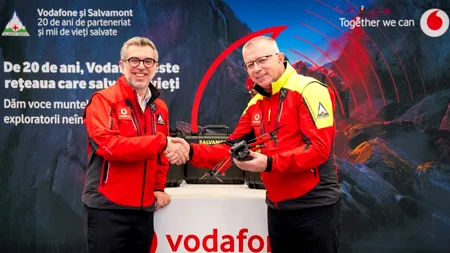 Vodafone și Fundația Vodafone donează echipamente în valoare de 150.000 EUR către Salvamont România