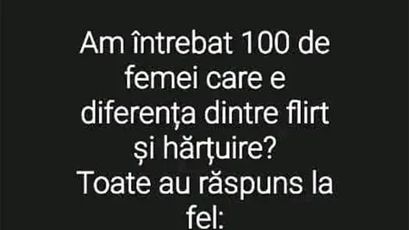 BANCUL ZILEI | Am întrebat 100 de femei care a diferența dintre 