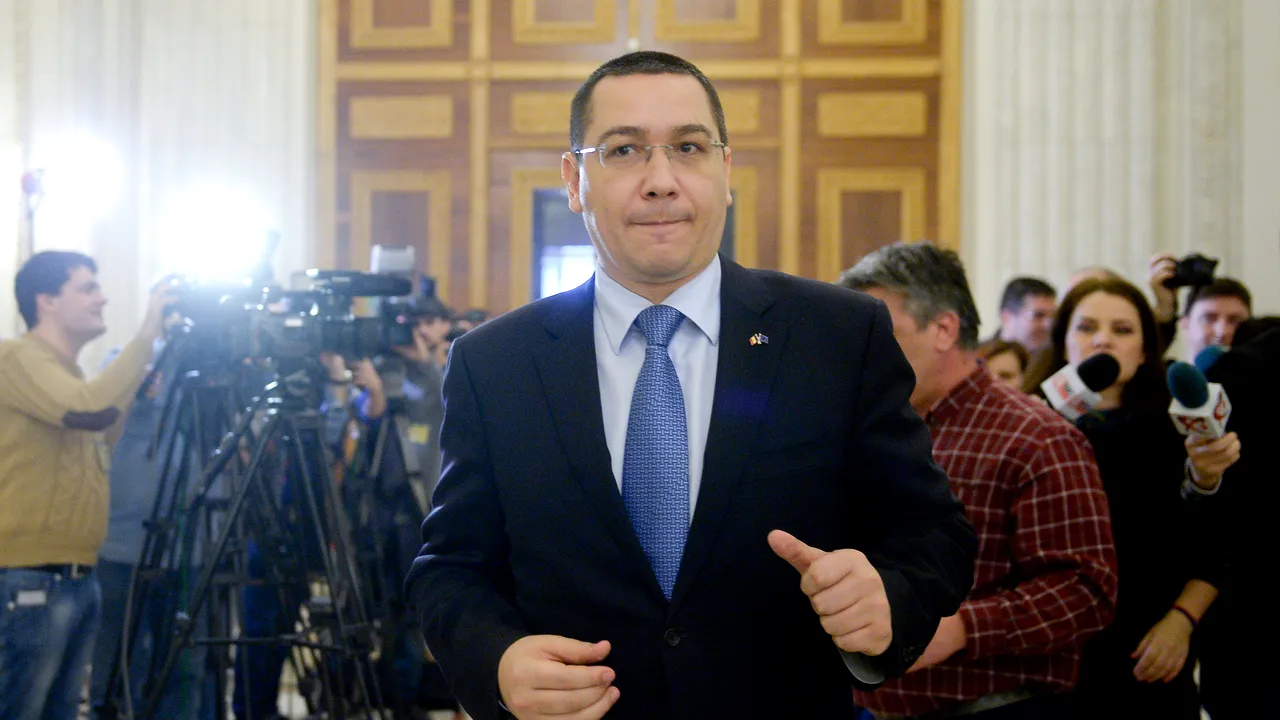 Ponta către jurnaliști: „Să arătați un bon fiscal dacă vreți să vă răspund la întrebări!