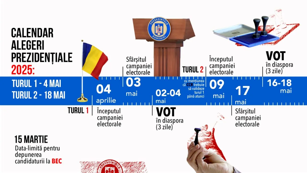 Cum arată CALENDARUL prezidențialelor. Începe săptămâna în care Guvernul va oficializa datele pentru cele două tururi