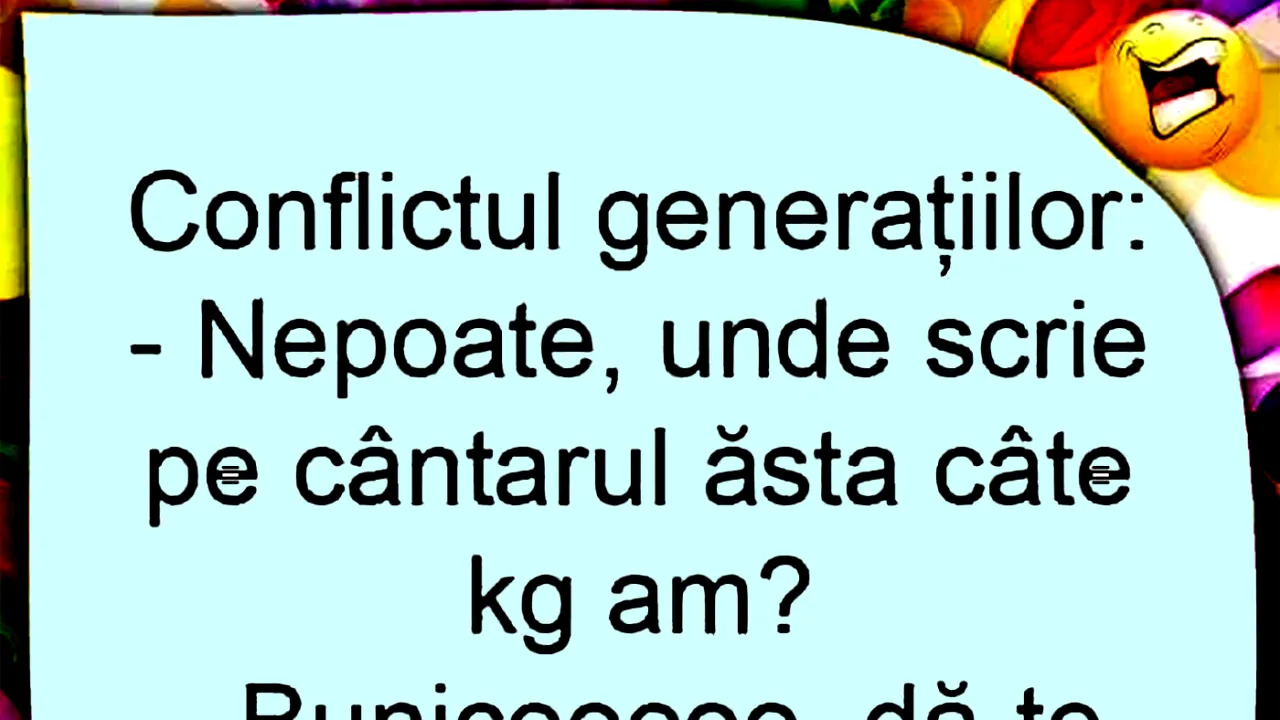 BANCUL ZILEI | Conflictul generațiilor
