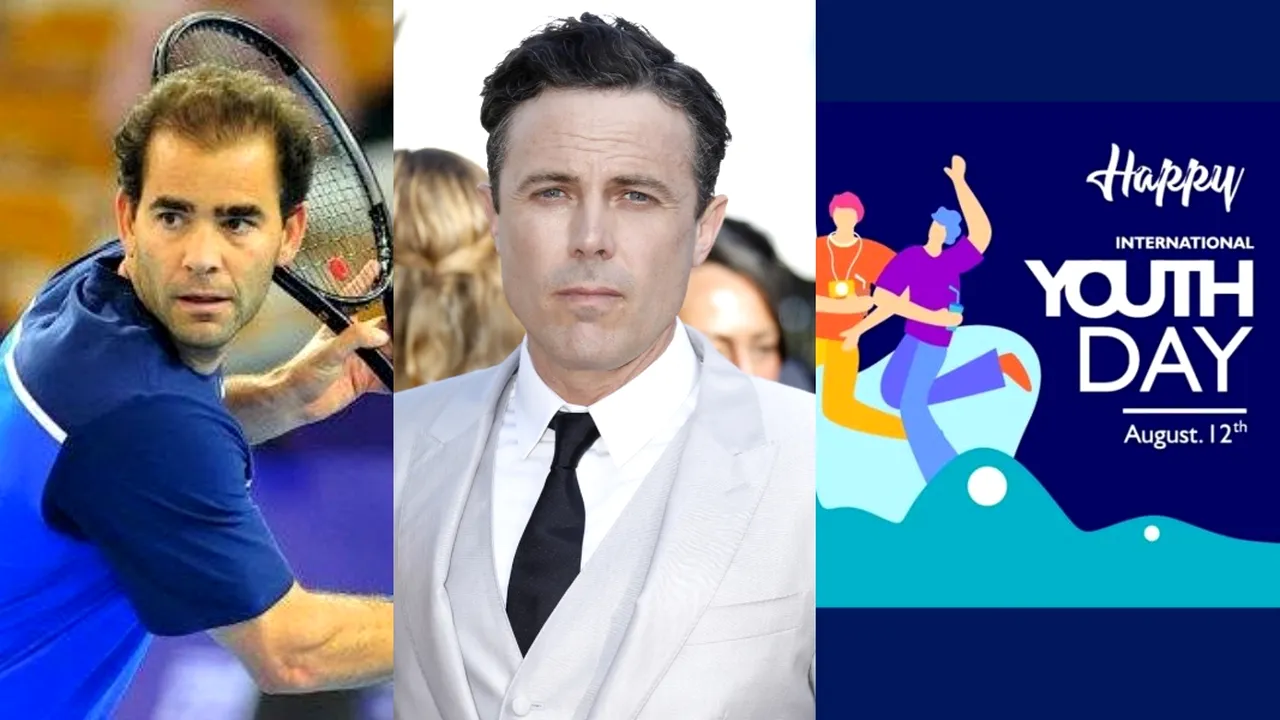 12 August, calendarul zilei: Pete Sampras împlinește 55 de ani, Casey Affleck 51. Ziua internaţională a tineretului