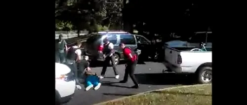 VIDEO. Momentul în care bărbatul din Charlotte a fost împușcat de polițiști, filmat chiar de soția sa