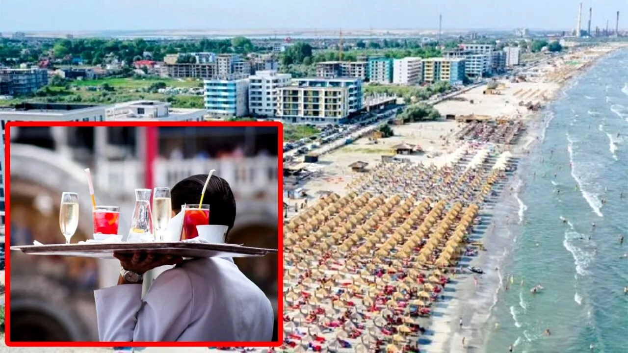 Câți BANI primește pe lună un ospătar în Mamaia Nord, în 2024. Are cazarea asigurată + 800 lei bonuri de masă